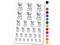 Spray Bottle with Heart Temporary Tattoo Water Resistant Fake Body Art Set Collection